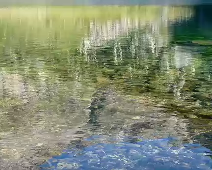 PXL100 10 Août : Reflet dans le lac d'Espingo